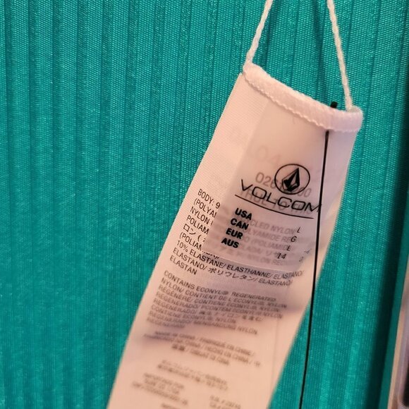 Volcom Juniors' Simply Rib Retro Bikini Bottoms - Picture 2 of 4